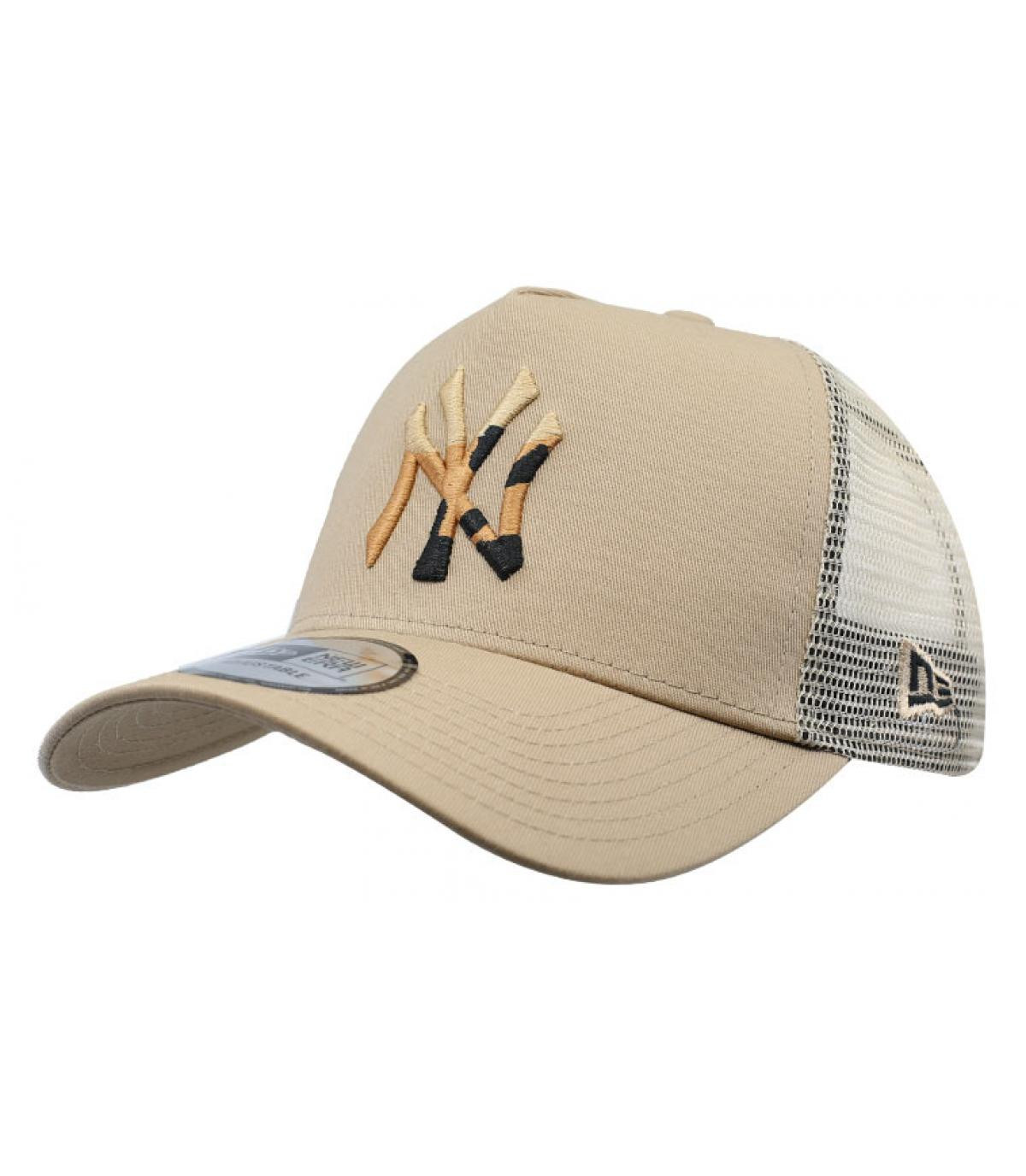 Trucker Camo Infill NY camel New Era